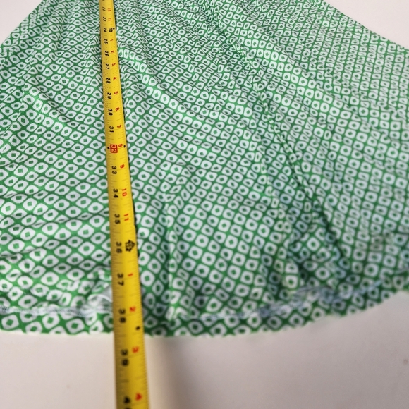 Charter Club Spring Dress Women's Geo Print Sleeveless Stretch Green Modal PS - Picture 8 of 12